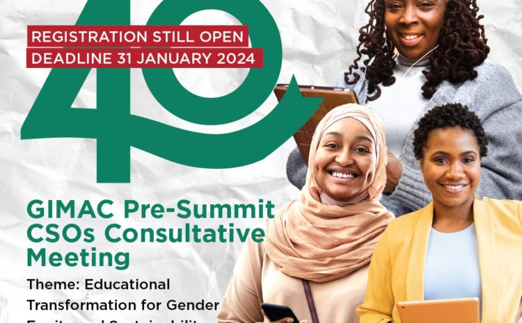 40th GIMAC Pre-Summit CSOs Consultative Meeting